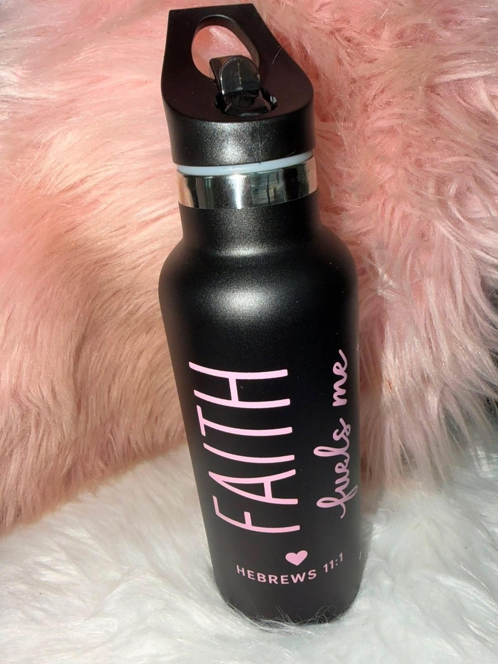 Faith Fuels Me Insulated Water Bottle